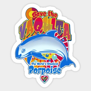 Save the Vaquita: The World's Smallest Porpoise Sticker